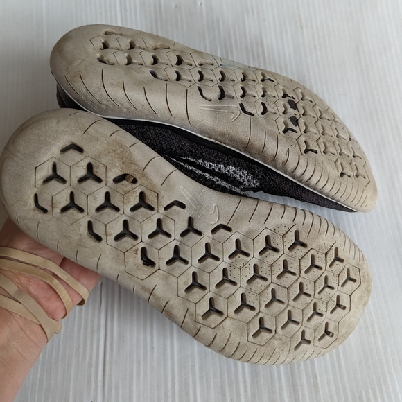 NIKE Free RN Flyknit 2018 Black Running Shoes Sneakers - Picture 10 of 12